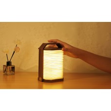 Світильник на акумуляторі Gingko Smart Origami Lamp, натуральний горіх | G033WT