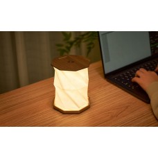 Світильник на акумуляторі Gingko Twist, горіх | G035WT