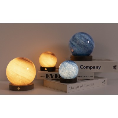 Світильник на акумуляторі Gingko AstraGlass Light Large, піщана буря, 8 режимів освітлення | G050L-SS Світильник на акумуляторі Gingko AstraGlass Light Large, піщана буря, 8 режимів освітлення | G050L-SS