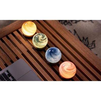 Світильник на акумуляторі Gingko AstraGlass Light Large, піщана буря, 8 режимів освітлення | G050L-SS Світильник на акумуляторі Gingko AstraGlass Light Large, піщана буря, 8 режимів освітлення | G050L-SS
