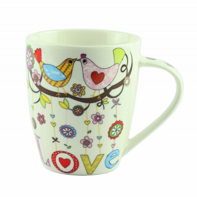  Чашка "Mug bird love Porcelain Love", 10 см 