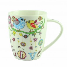  Чашка "Mug bird love Porcelain", пташки 10 см 