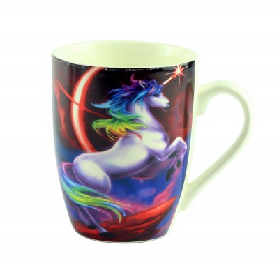  Чашка "Mug unicorn Desing", темно-червона 