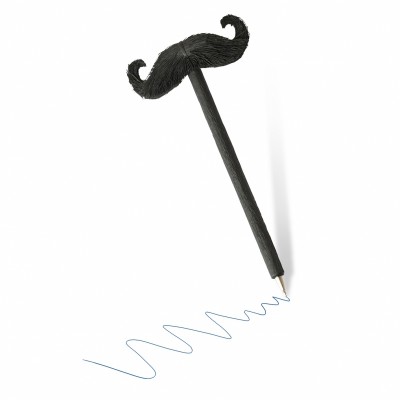 Ручка кулькова з вусами-гумкою Invotis "Mustache" Ручка кулькова з вусами-гумкою Invotis "Mustache"