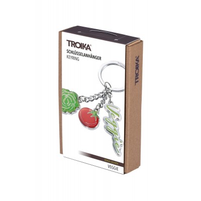 Брелок Troika VEGGIE, метал, емаль Брелок Troika VEGGIE, метал, емаль