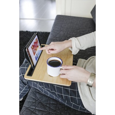 Подставка для закусок и планшета "Домашний iPad"