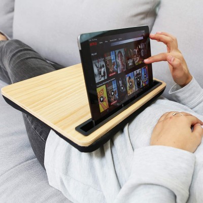 Подставка для закусок и планшета "Домашний iPad"