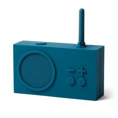 Bluetooth колонка с радио Lexon Tykho 3, темно-синяя Bluetooth колонка с радио Lexon Tykho 3, темно-синяя