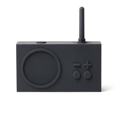 Bluetooth колонка с радио Lexon Tykho 3, черная Bluetooth колонка с радио Lexon Tykho 3, черная