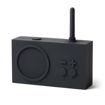 Bluetooth колонка с радио Lexon Tykho 3, черная Bluetooth колонка с радио Lexon Tykho 3, черная