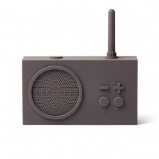 Bluetooth колонка с радио Lexon Tykho 3, серая Bluetooth колонка с радио Lexon Tykho 3, серая
