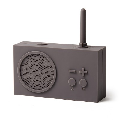 Bluetooth колонка с радио Lexon Tykho 3, серая Bluetooth колонка с радио Lexon Tykho 3, серая