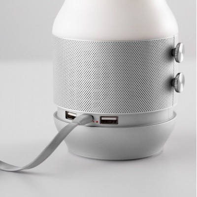 Динамик с LED "TERRACE" (Bluetooth), серая Динамик с LED "TERRACE" (Bluetooth), серая