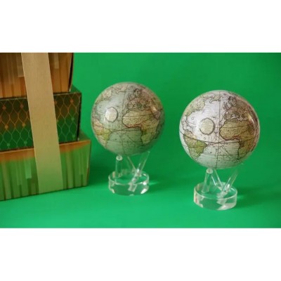 Гіро-глобус Solar Globe Mova Terra Incognitta, 11.4 см, білий (MG-45-WCT)