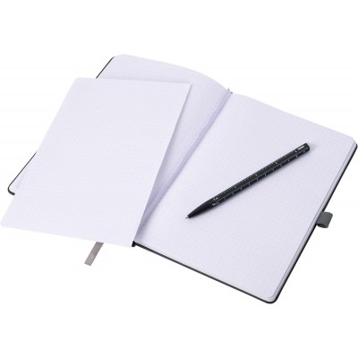 Блокнот із кульковою ручкою Troika SLIM PAD A5, чорний Блокнот із кульковою ручкою Troika SLIM PAD A5, чорний