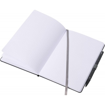 Блокнот із кульковою ручкою Troika SLIM PAD A5, чорний Блокнот із кульковою ручкою Troika SLIM PAD A5, чорний