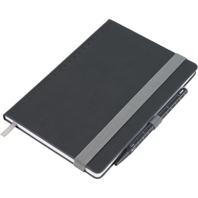 Блокнот із кульковою ручкою Troika SLIM PAD A5, чорний Блокнот із кульковою ручкою Troika SLIM PAD A5, чорний