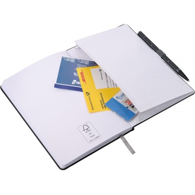 Блокнот із кульковою ручкою Troika SLIM PAD A5, чорний Блокнот із кульковою ручкою Troika SLIM PAD A5, чорний