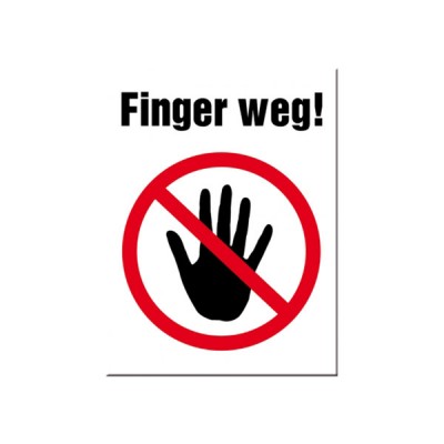 Магніт "Finger weg" Магніт "Finger weg"
