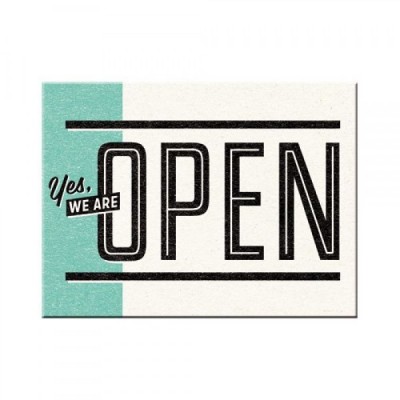 Магніт "Achtung - Yes, we are Open" Nostalgic Art (14325) Магніт "Achtung - Yes, we are Open" Nostalgic Art (14325)