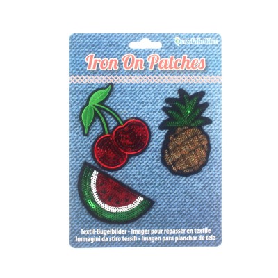 Дисплей шеврони Iron on Patches "Ананас" 