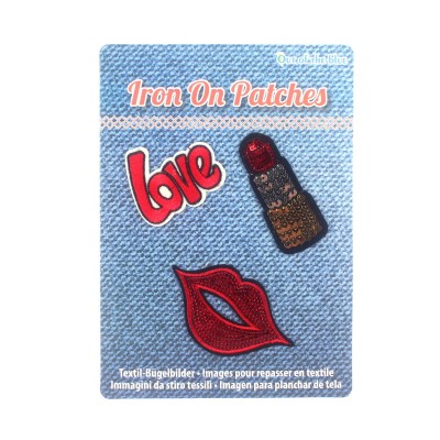 Дисплей шеврони Iron on Patches "Love" 