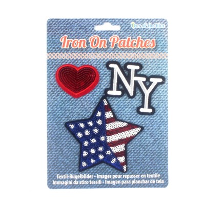  Дисплей шеврони Iron on Patches "Нью-Йорк" 