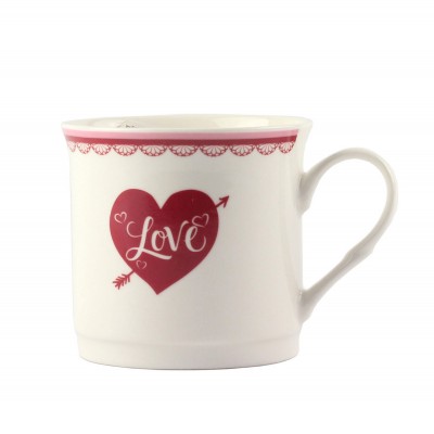 Кружка OOTB Love фарфорова, біла 