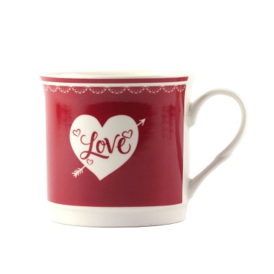Кружка OOTB Love порцелянова, червона 