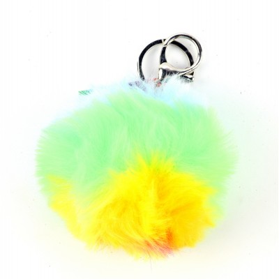 Брелок "Pom Pom" зі звуком, зелено-жовтий 