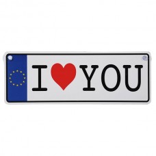 Номер для авто "I Love You" Номер для авто "I Love You"