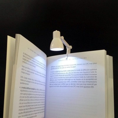 Мини LED лампа для чтения, черная Мини LED лампа для чтения, черная