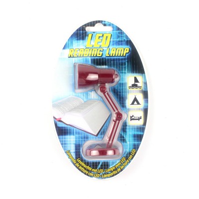 Мини LED лампа для чтения, красная