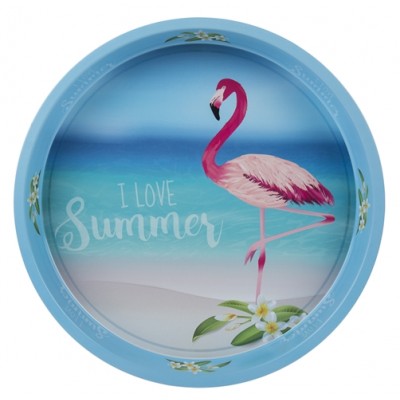 Піднос "Flamingo" 33 см, блакитний Піднос "Flamingo" 33 см, блакитний