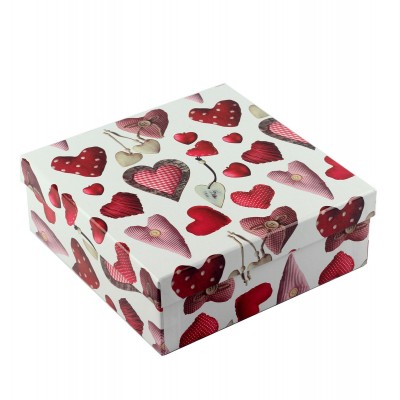  Коробка подарункова ООТВ Heart 20 х 20 х 7,5 см 