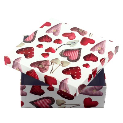  Коробка подарункова ООТВ Heart 20 х 20 х 7,5 см 