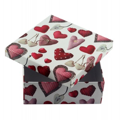 Коробка подарункова ООТВ Heart 22 х 22 х 8 см Коробка подарункова ООТВ Heart 22 х 22 х 8 см
