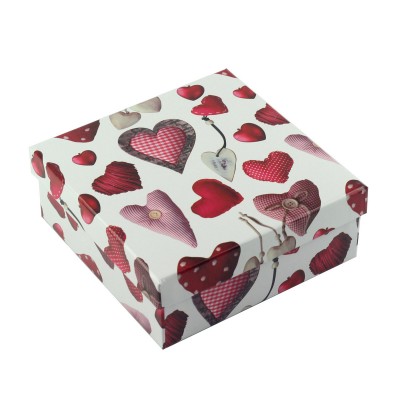 Коробка подарункова ООТВ Heart 16 х 16 х 6,5 см Коробка подарункова ООТВ Heart 16 х 16 х 6,5 см