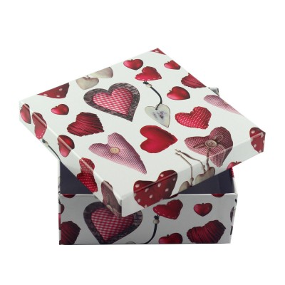 Коробка подарункова ООТВ Heart 16 х 16 х 6,5 см Коробка подарункова ООТВ Heart 16 х 16 х 6,5 см