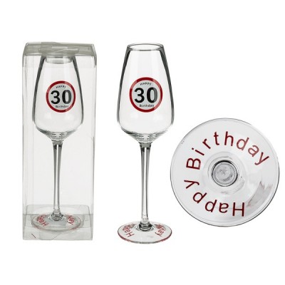 Бокал ООТВ для шампанського Happy Birhday 30 Бокал ООТВ для шампанського Happy Birhday 30