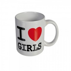 Кружка "I love girls." керамическая 8 см Кружка "I love girls." керамическая 8 см