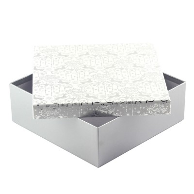  Коробка подарункова "Silver" 22 х 22 х 8 см 