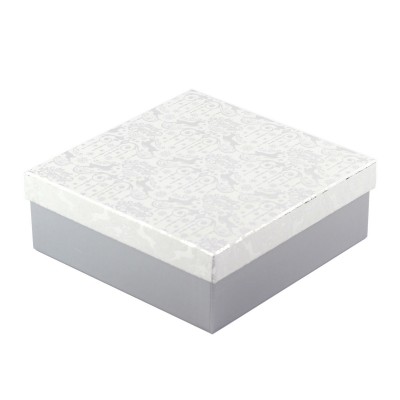 Коробка подарункова "Silver" 20 х 20 х 8 см 