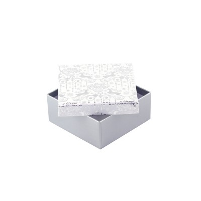 Коробка подарункова "Silver" 10 х 10 х 8 см 