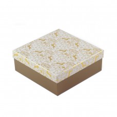 Коробка подарункова Gold 18 х 18 х 8 см 