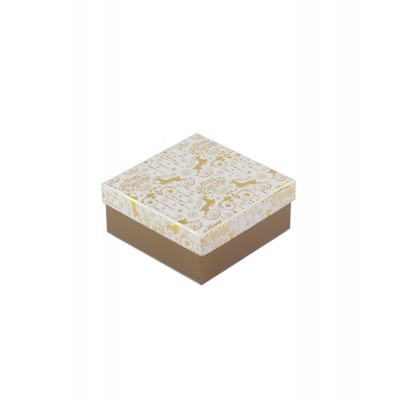 Коробка подарункова ООТВ Gold 12х12х8 см 