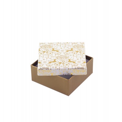 Коробка подарункова ООТВ Gold 12х12х8 см 