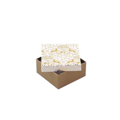  Коробка подарункова Gold 10 х 10 х 8 см 