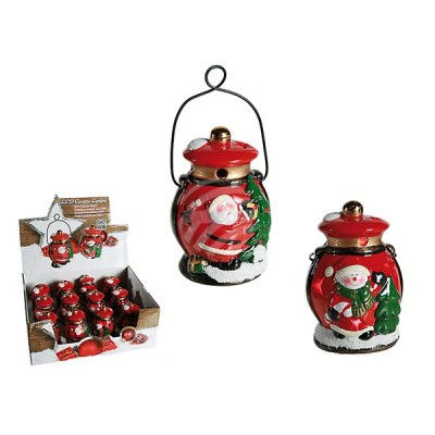 Керамическая лампа "Christmas motives", LED керамика 9 см