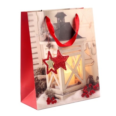  Пакет паперовий "Warm Christmas" 26 х 32 см 